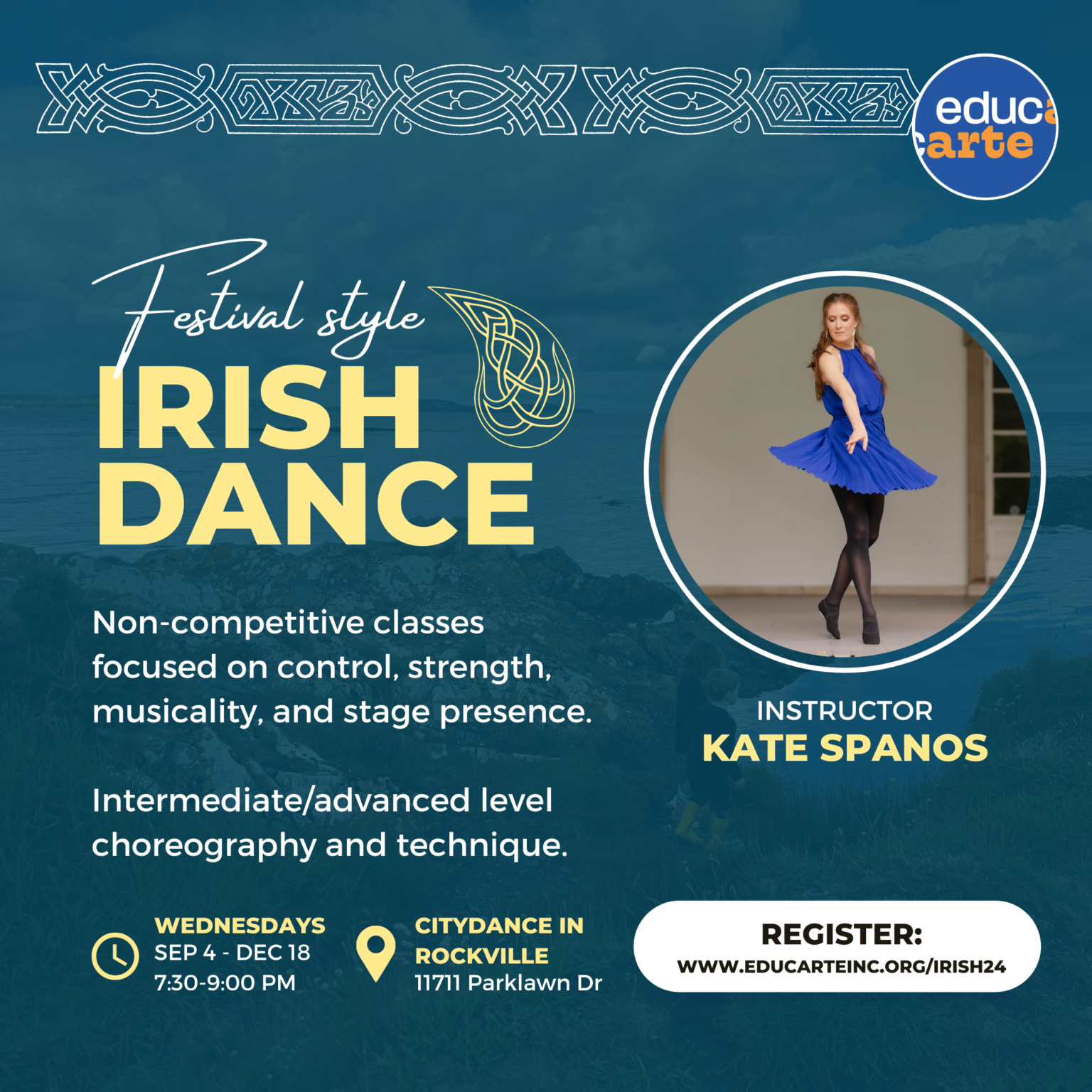 Irish Class Announcing new weekly Irish dance classes in Rockville – Kate Spanos, Ph.D.