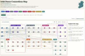 Irish Dance Connections Map preview