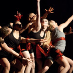 Choreography by Chelsea Beights and performed by contemporary dancers from the Chico community. Keeping Dance Alive! 2009.
Photo by Derek Ralston. Chaos Interne